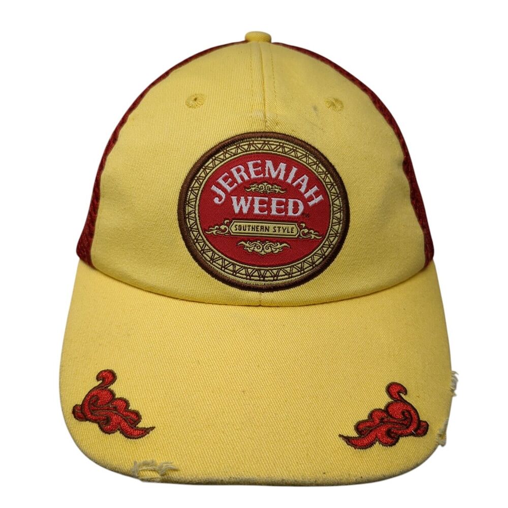 Jeremiah Weed Strapback Hat Multicolor One Size Adjustable Tangerine